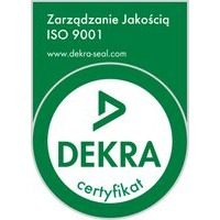 ISO 9001 - certyfikat Dekra