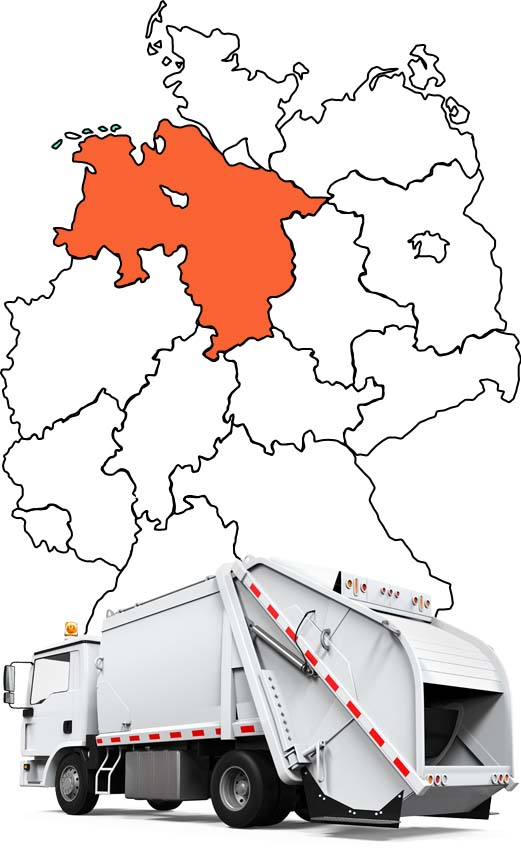 Śmieciarka - Kierowca C, CE Niemcy z bezpłatnym zakwaterowaniem