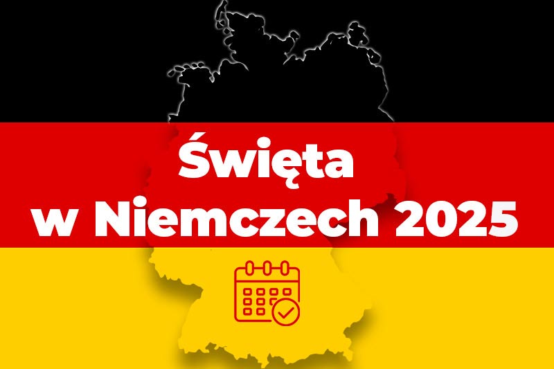 Święta w Niemczech 2025, dni wolne od pracy